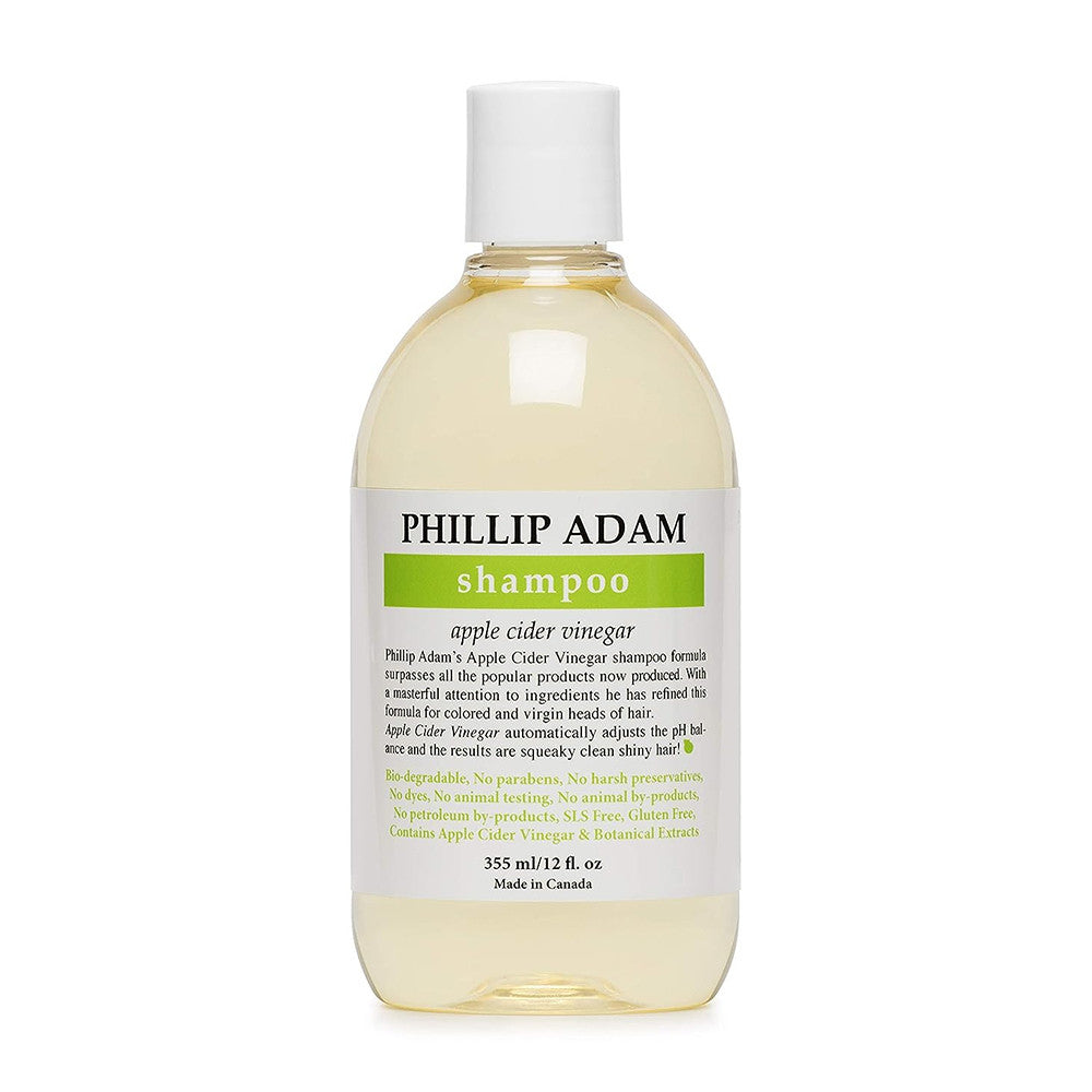 Phillip Adam Apple Cider Vinegar Shampoo for Shiny Hair, 12 Oz
